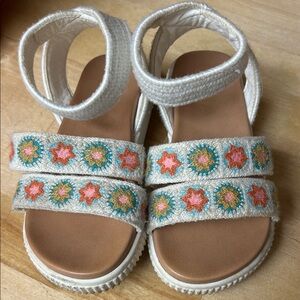 MIA toddler embroidered sandals